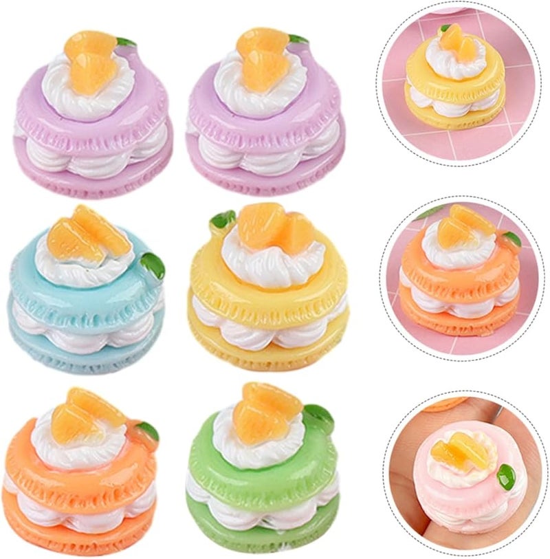 18Pcs Faux Cake Models Realistic Dessert Props Home Decor Photography Display - Image 5